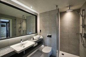 Luxury bathroom pods from Offsite Solutions for suites at Llanerch Vineyard Hotel